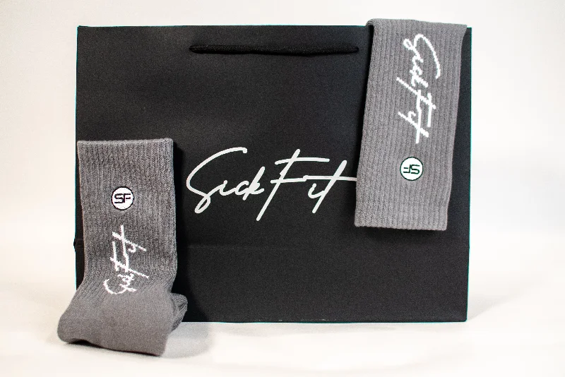 odor-free socks-SickFit Classic Socks- Grey