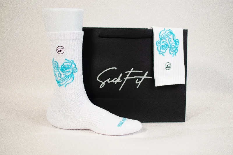 animated kids socks-SickFit Frisco Socks- Teal