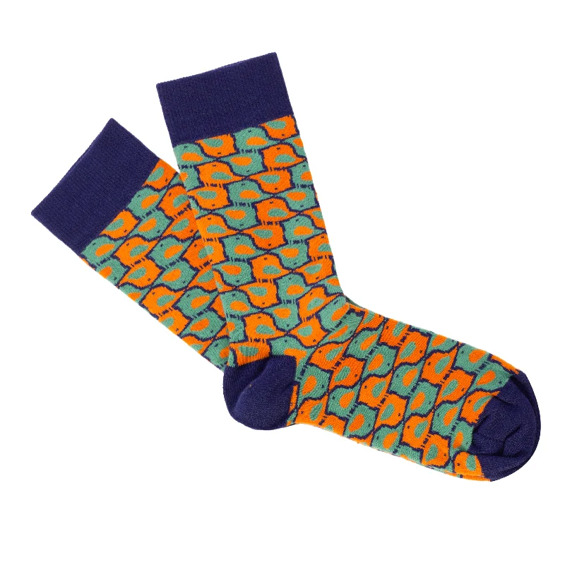 striking pattern socks-Socks Birdy