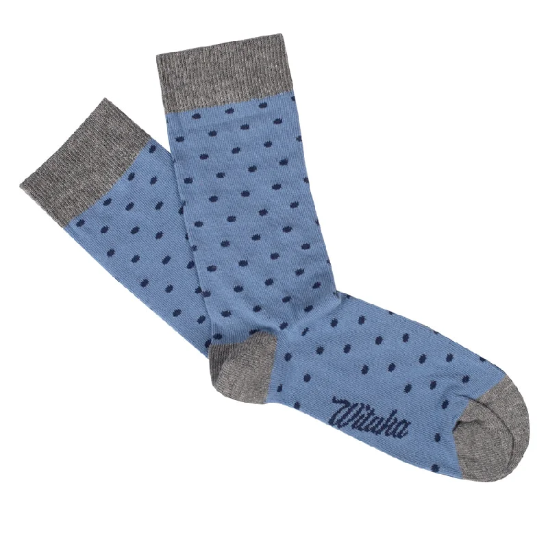 comfy toe socks-Socks Blue Dots