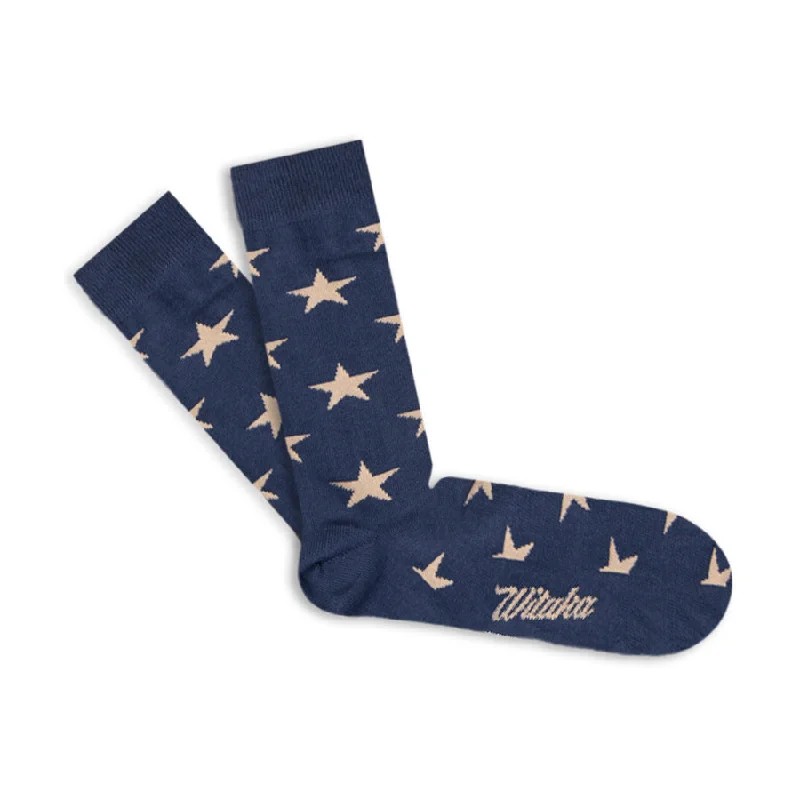 electric ankle socks-Socks Blue Stars