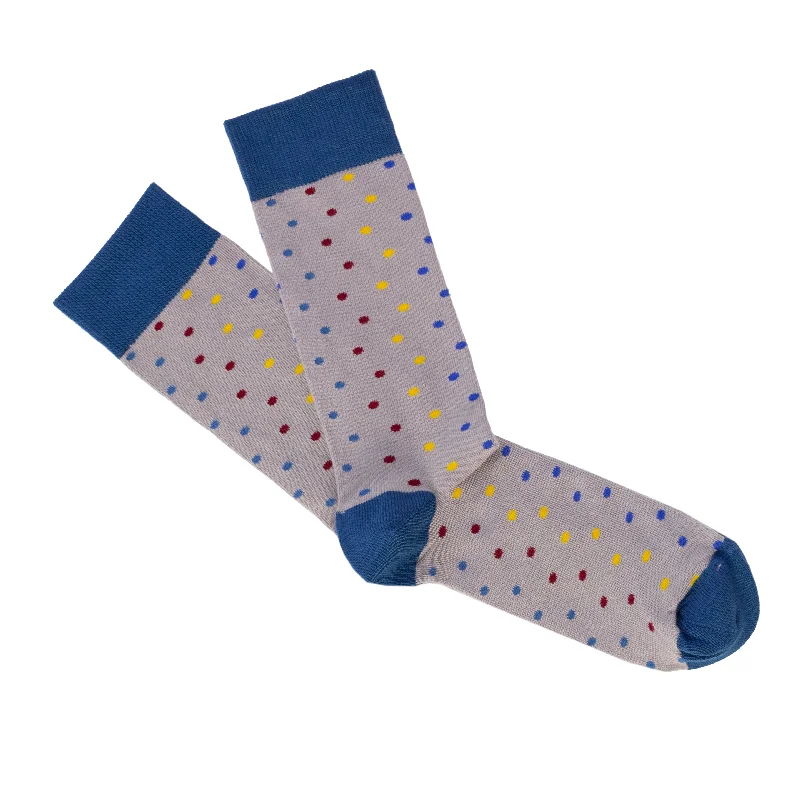 rechargeable heated socks-Socks Coloured Dots