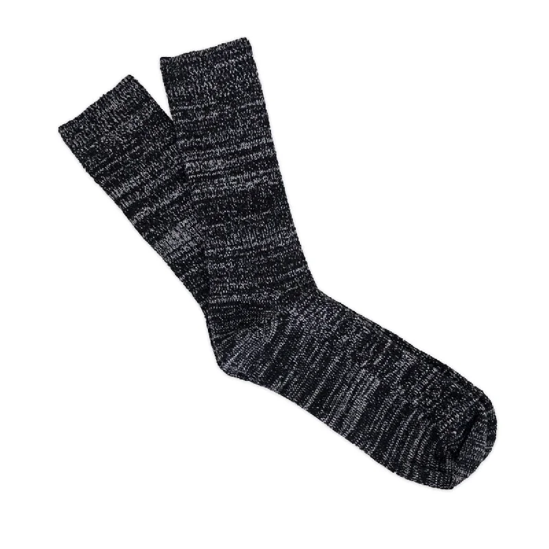 cool-touch socks-Socks Heather Black