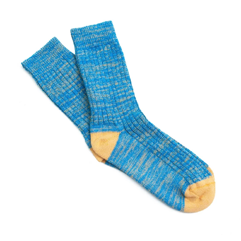 catchy phrase socks-Socks Heather Blue