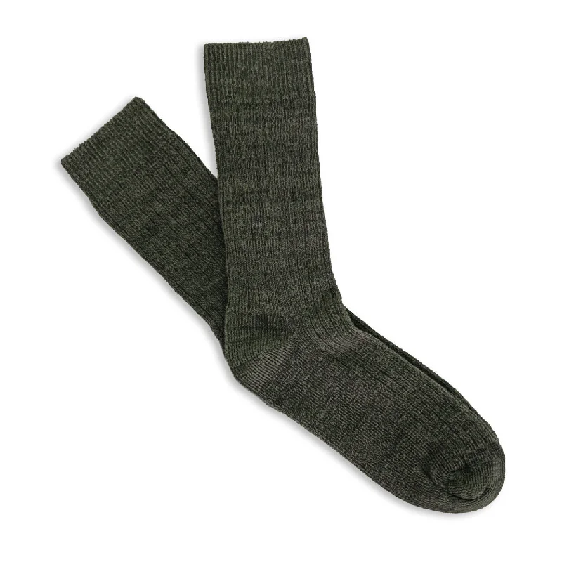 quick-wick socks-Socks Heather Green