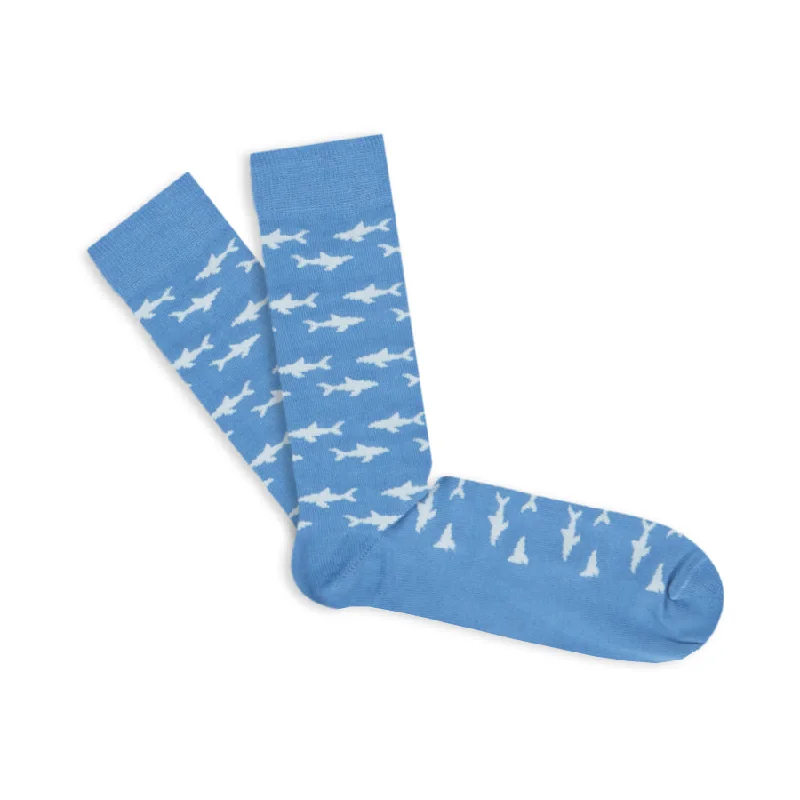 merry festive socks-Socks Shark