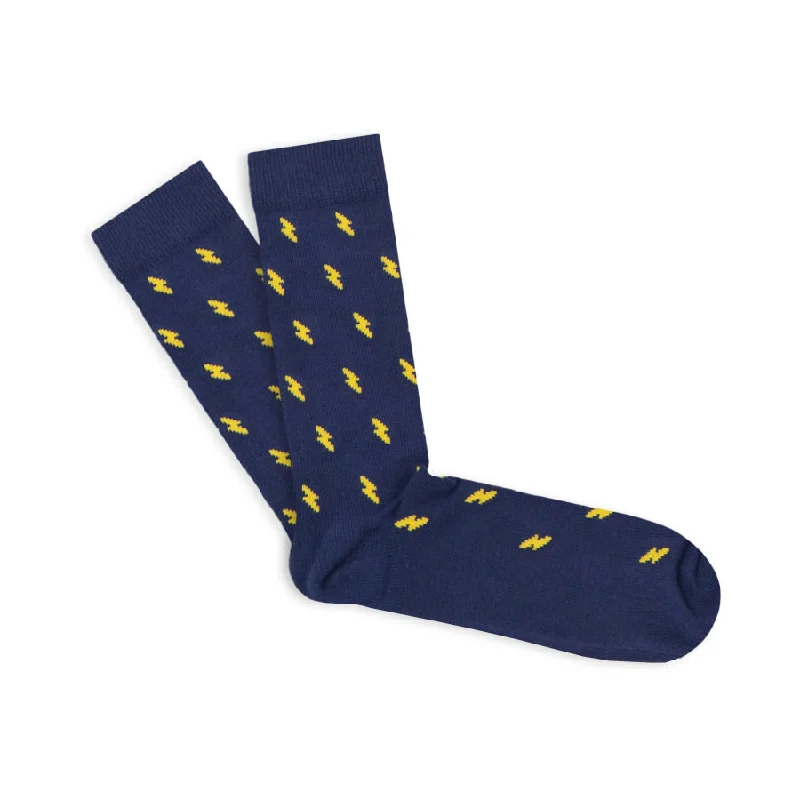 fine design socks-Socks Thunderbolt