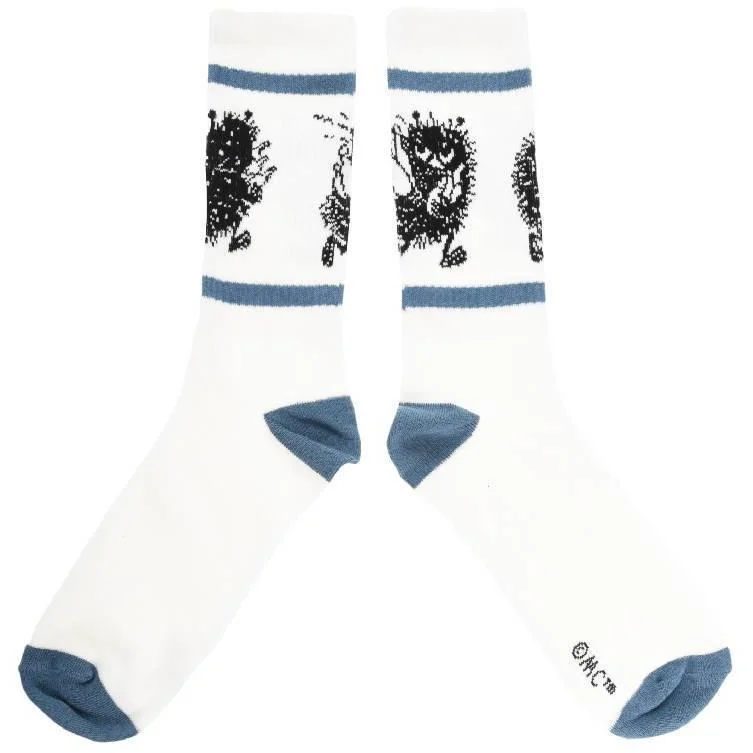 merry festive socks-Moomin Socks Retro Stinky White