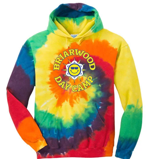 reusable camping meal tubes-Briarwood Tie-Dye Hooded Sweatshirt