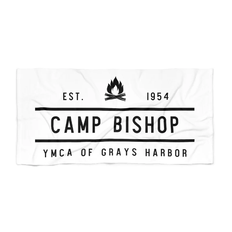 thermal camping neck racks-Camp Bishop Beach Towel