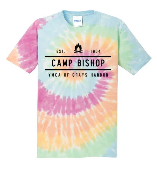 waterproof camping gear cases-Camp Bishop Tie-Dye T-Shirt