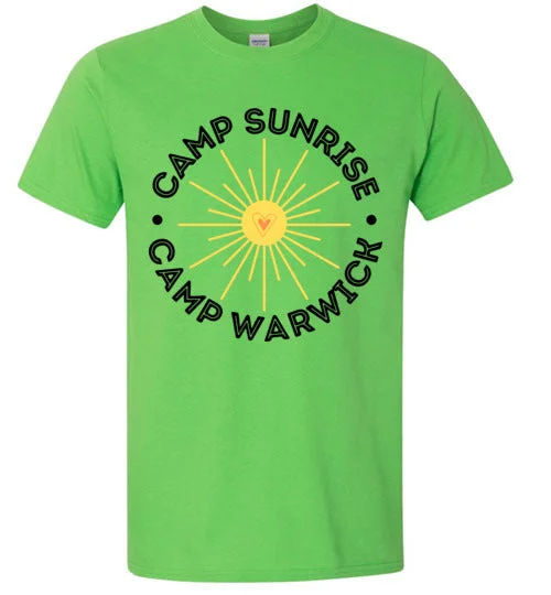 collapsible camping water tubes-Camp Sunrise Softstyle T-Shirt