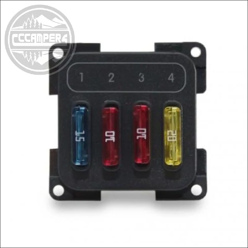 compact camping stove holders-CBE 12v Electrical 4 Fuse Box Module