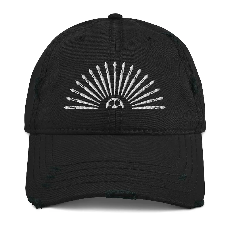 solar-powered camping glow tubes-Chestnut Hill School Distressed Baseball Hat - Classic