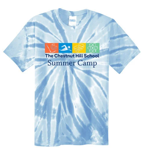 insulated camping juice tubes-Chestnut Hill School Tie Dye T-Shirt