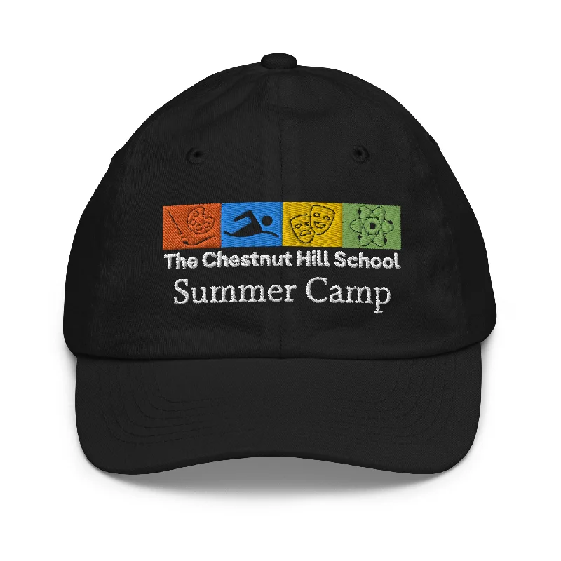 portable camping wash tubes-Chestnut Hill School Youth Baseball Cap