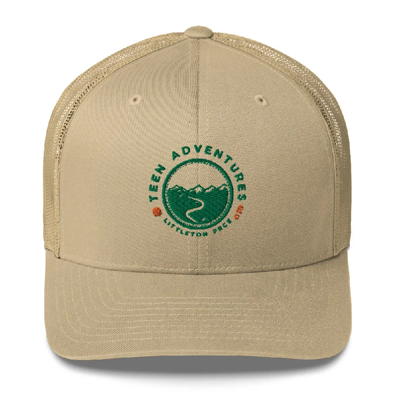 breathable camping sleep shells-Littleton Trucker Hat - Teen Adventures