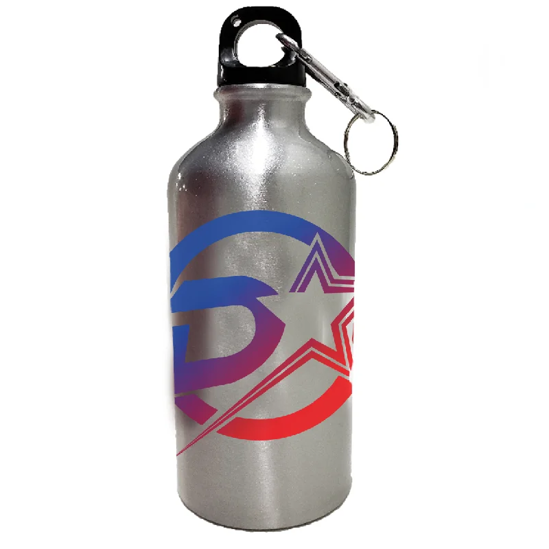 waterproof camping chair racks-Team Dallas Stainless Steel Water Bottle - Blue/Red D Star