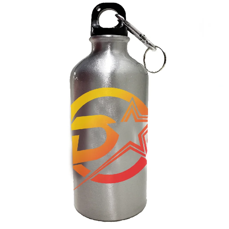 lightweight camping fire tubes-Team Dallas Stainless Steel Water Bottle - Red/Yellow D Star