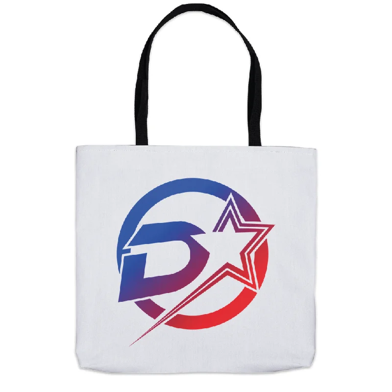 rugged camping gear racks-Team Dallas Tote Bag - Blue/Red D Star