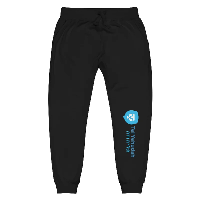 eco-friendly camping wipe trays-Tel Yehudah Unisex Fleece Sweatpants