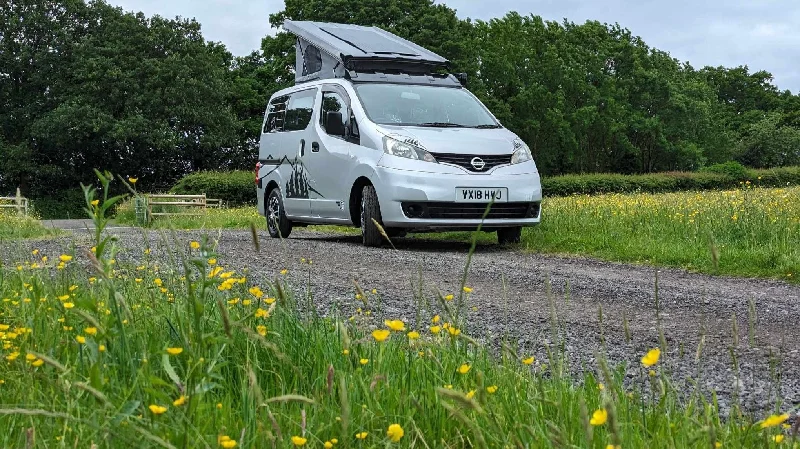 foldable camping spice shelves-Nissan NV200 & eNV200 Flagship Clee Solo or Duo Camper Van Conversion