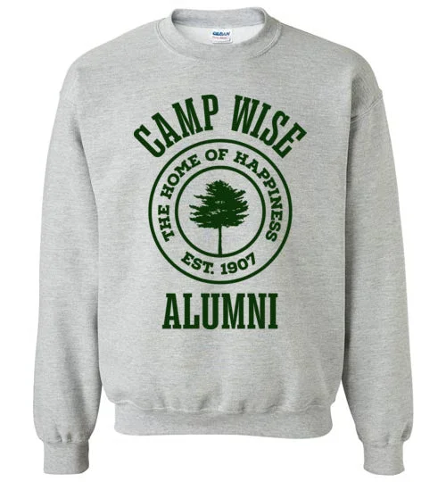 lightweight camping fire grids-Wise Alumni Crewneck Sweatshirt