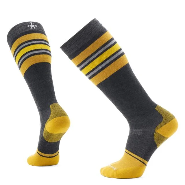 Camping hiking gear pulse-Snowboard Stripe Extra Stretch Over The Calf Socks