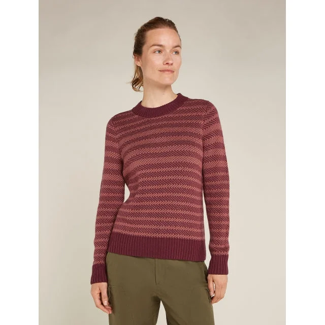 Camping hiking trail weave-Women's Waypoint Crewe Sweater