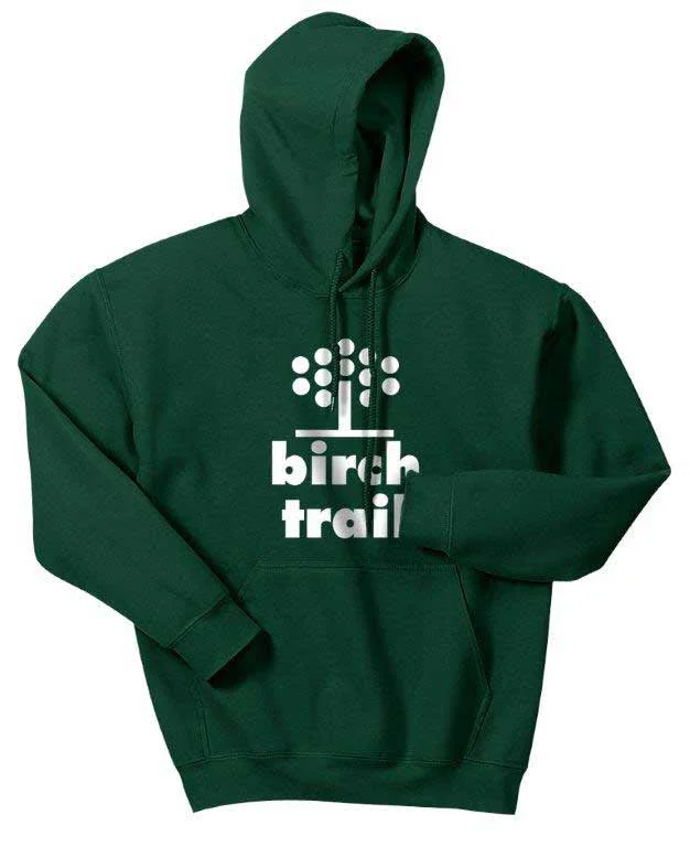 Camping hiking trail wanderers-Birch Trail Camp Hoodie