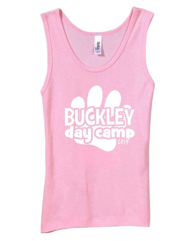 Camping hiking trail lanes-Buckley Girls Tank