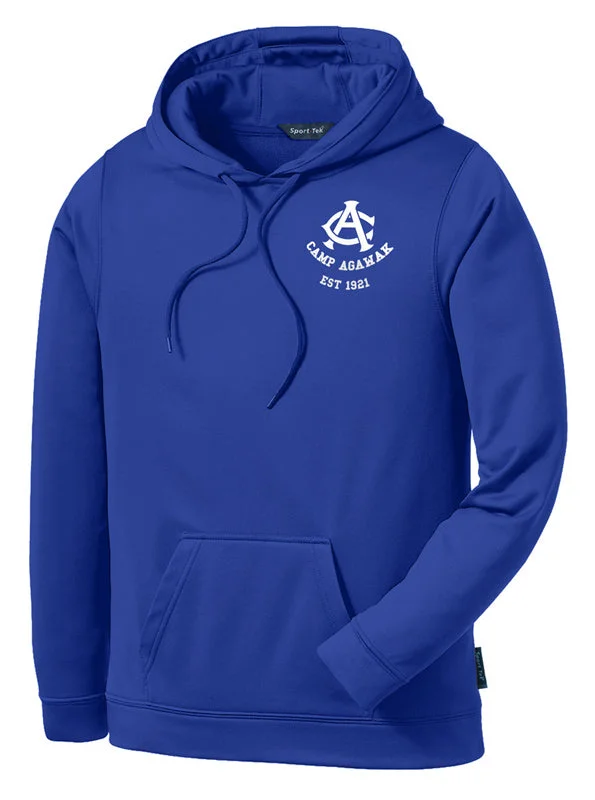 Camping hiking trail lift-Camp Agawak Performance Hoodie