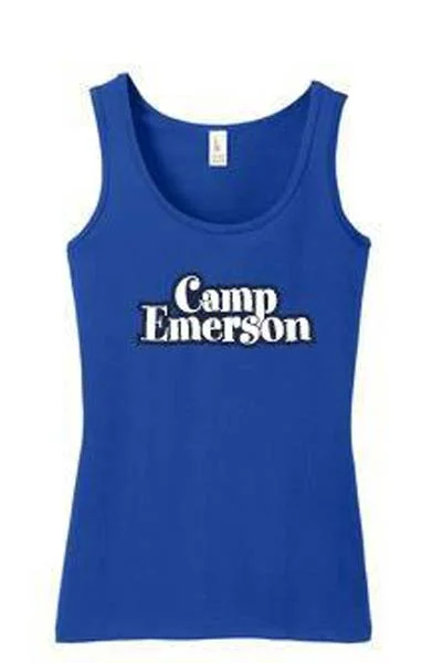 Camping hiking trail gentle-Retro Emerson Girls-Cut Tank