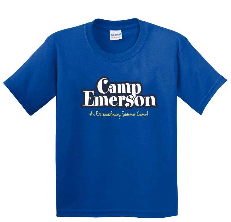 Camping hiking outdoor shine-Retro Camp Emerson Royal Tee