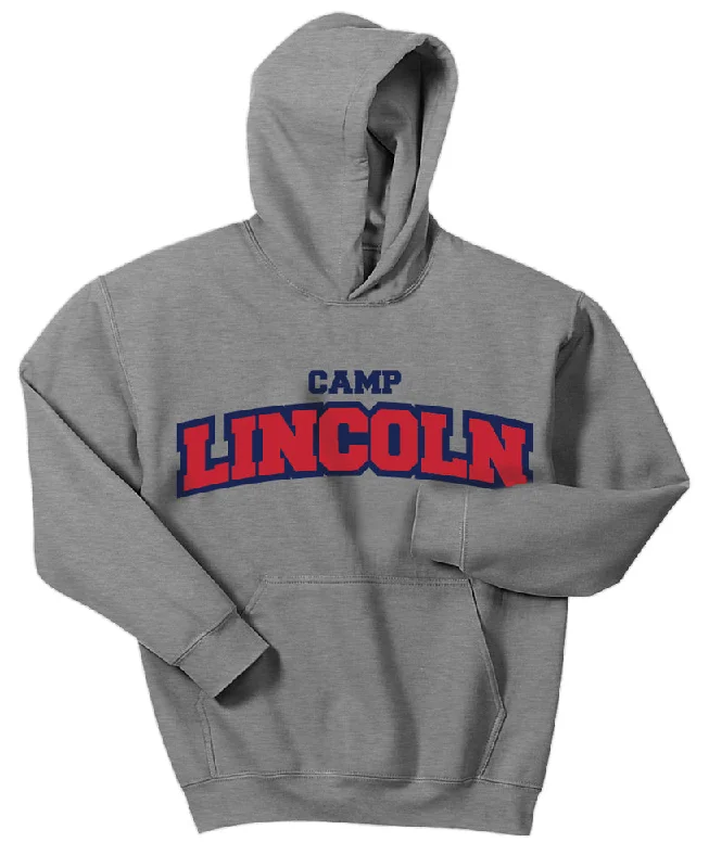 Camping hiking gear thrill-Camp Lincoln Applique Hoodie