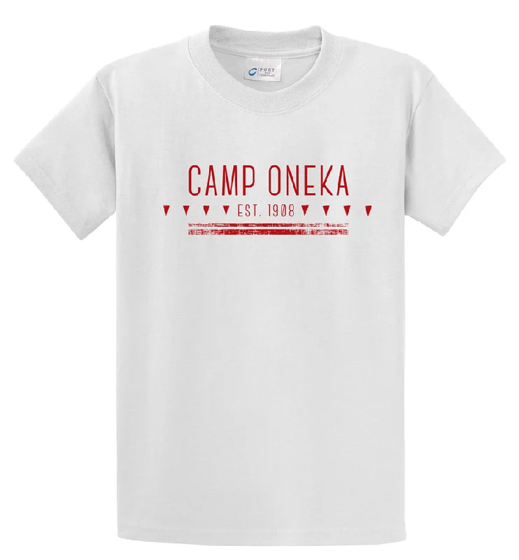 Camping hiking nature calm-Oneka Established Tee - White