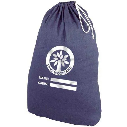 Camping hiking nature cheer-Camp Woodland Nylon Laundry Bag