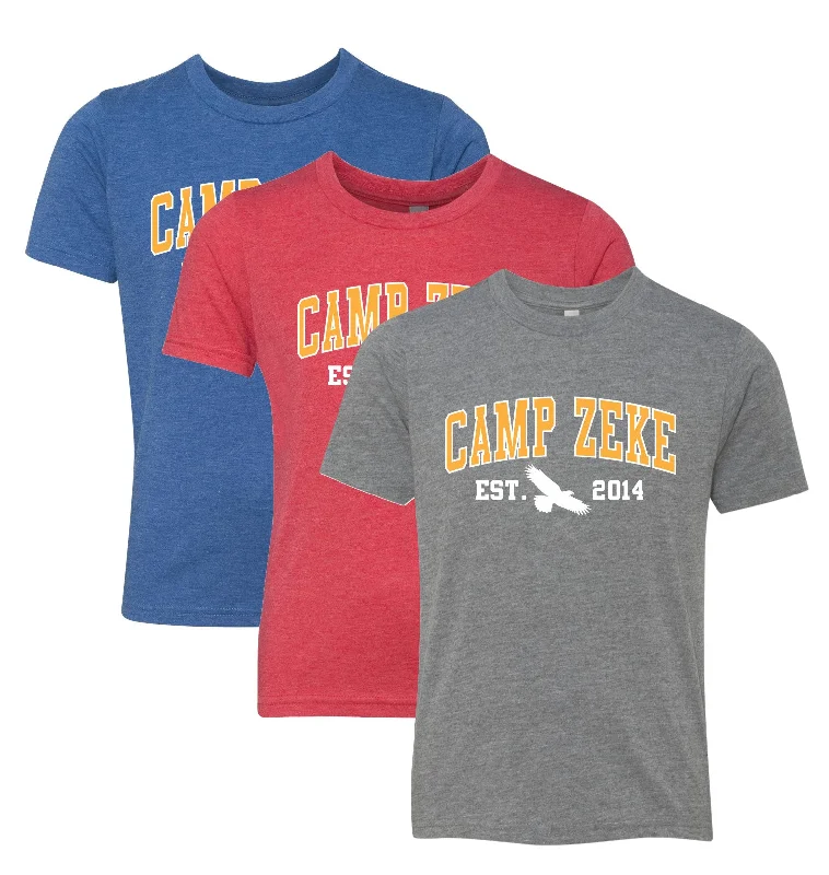 Camping hiking gear edge-Camp Zeke Tri-Blend Tee