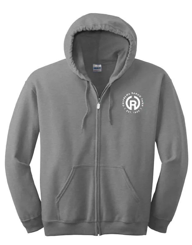 Camping hiking outdoor spark-Chippewa Ranch Camp Zip Hoodie