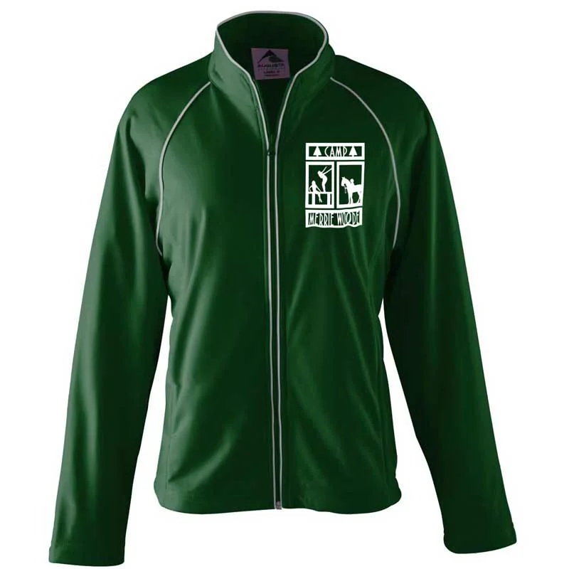 Camping hiking trail stars-Camp Merrie-Woode Athletic Jacket