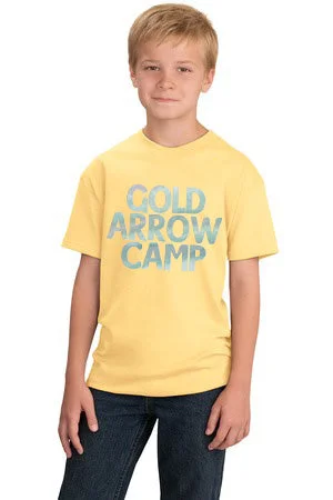 Camping hiking gear thrill-Gold Arrow Camp Tee