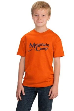 Camping hiking trail surge-Mountain Camp Logo Tee