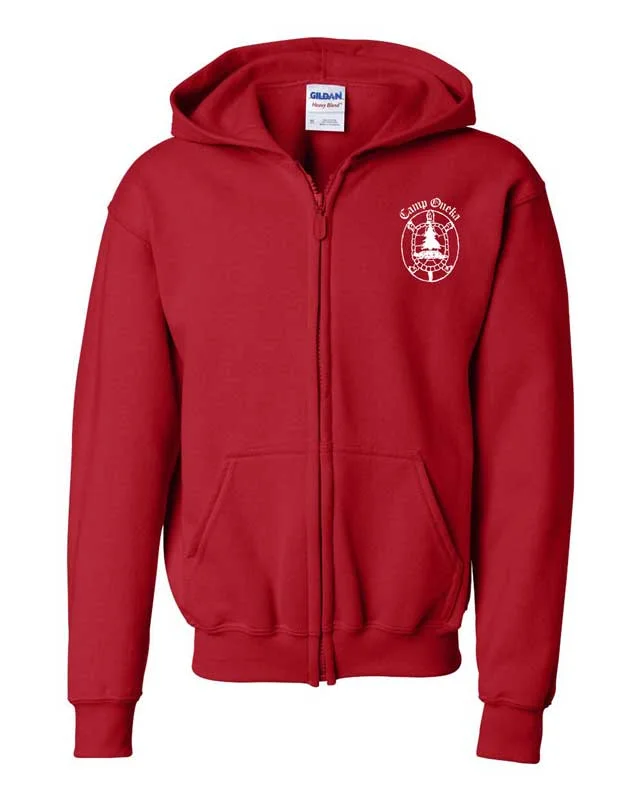 Camping hiking trail fire-Oneka Traditions Zip Hoodie