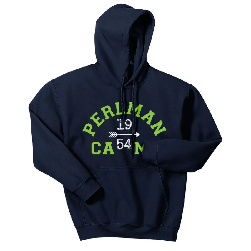 Camping hiking trail merge-Perlman Camp Hoodie