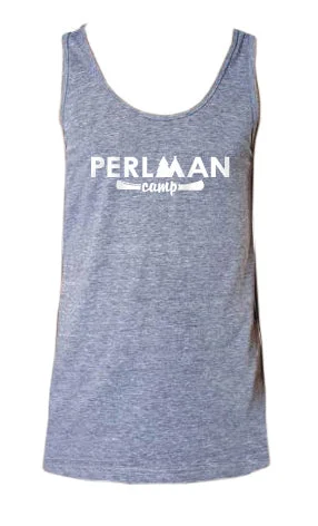 Camping hiking trail thick-Perlman Camp Tri-Blend Tank