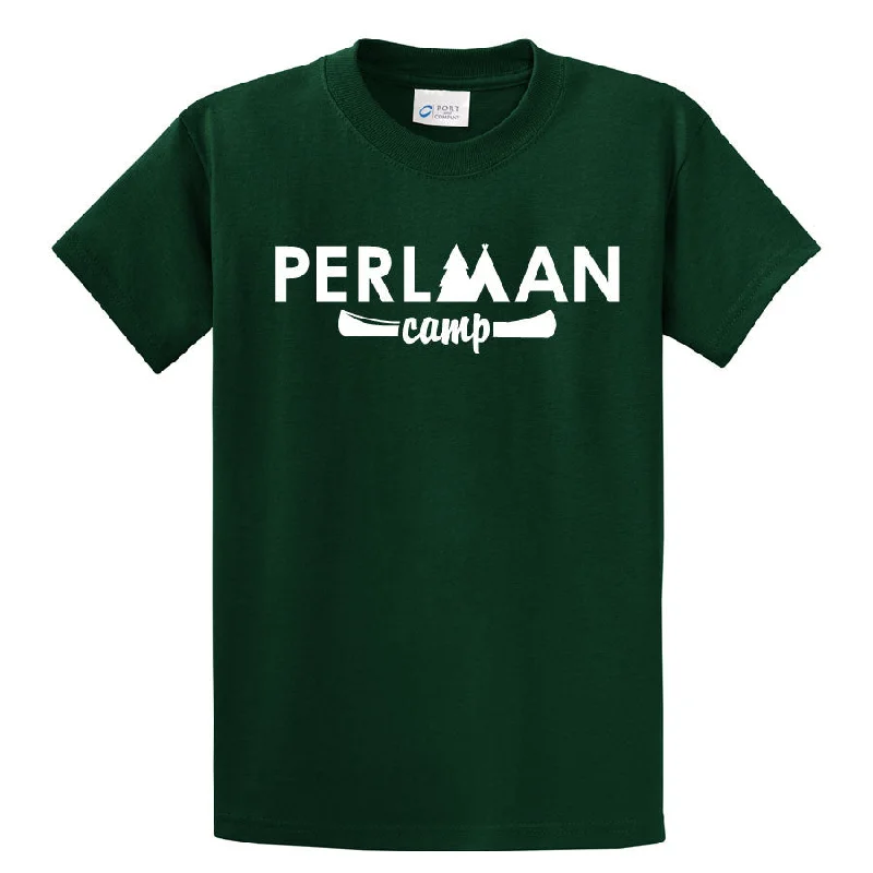 Camping hiking trail bare-Perlman Canoe Tee