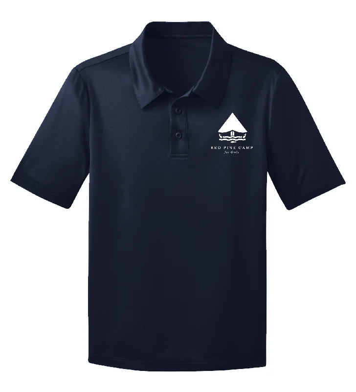 Camping hiking nature shine-Red Pine Performance Polo