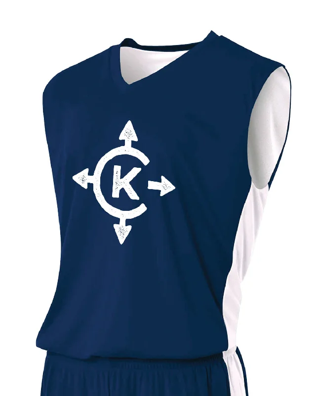 Camping hiking trail heights-Camp Kawaga Reversible Basketball Jersey