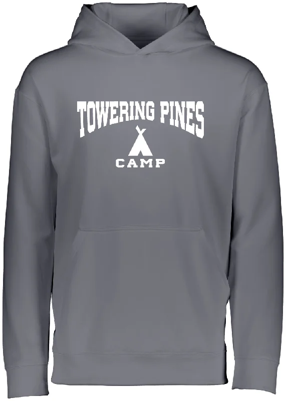 Camping hiking trail rest-Towering Pines Camp Performance Hoodie