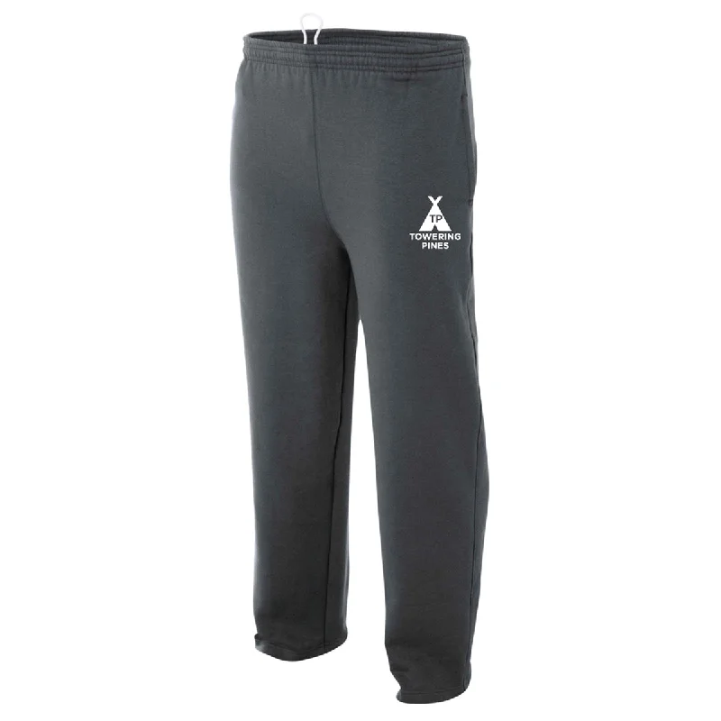 Camping hiking nature surge-Towering Pines Camp Open Bottom Performance Sweatpants